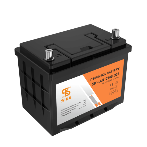 12V 100Ah Group 24 car lithium battery