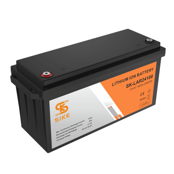 24V 100Ah LiFePO4 battery