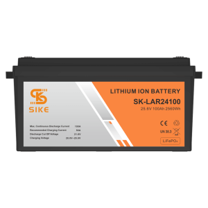 24V 100Ah LiFePO4 lithium battery
